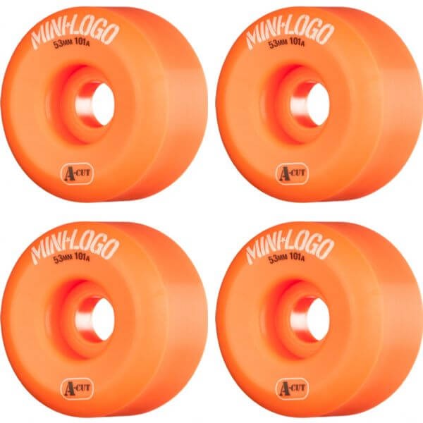 Колеса для cкейтборда MINI LOGO Mini Logo A-Cut Orange 53мм 101A 2020