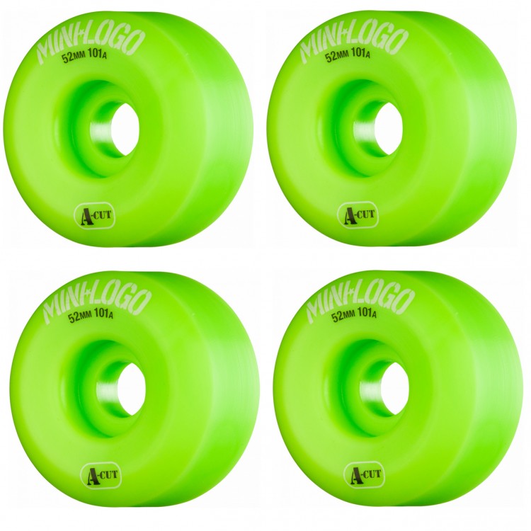 Колеса для cкейтборда MINI LOGO Mini Logo A-Cut Green 52мм 101A 2020