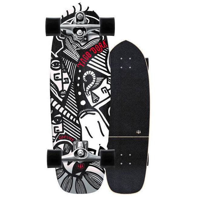 Лонгборд комплект CARVER C7 Yago Skinny Goat Surfskate Complete Raw 30.75 дюйм 2020