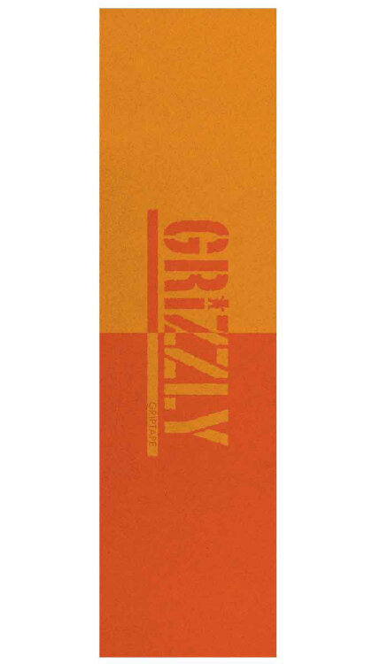 Шкурка для скейтборда GRIZZLY Split Stamp Griptape Orange