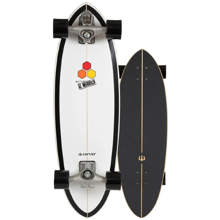 Лонгборд комплект CARVER C7 Ci Black Beauty Surfskate Complete Raw 31.75 дюйм 2020