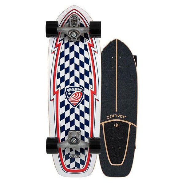 Лонгборд комплект CARVER C7 Usa Booster Surfskate Complete Raw 30.75 дюйм 2020