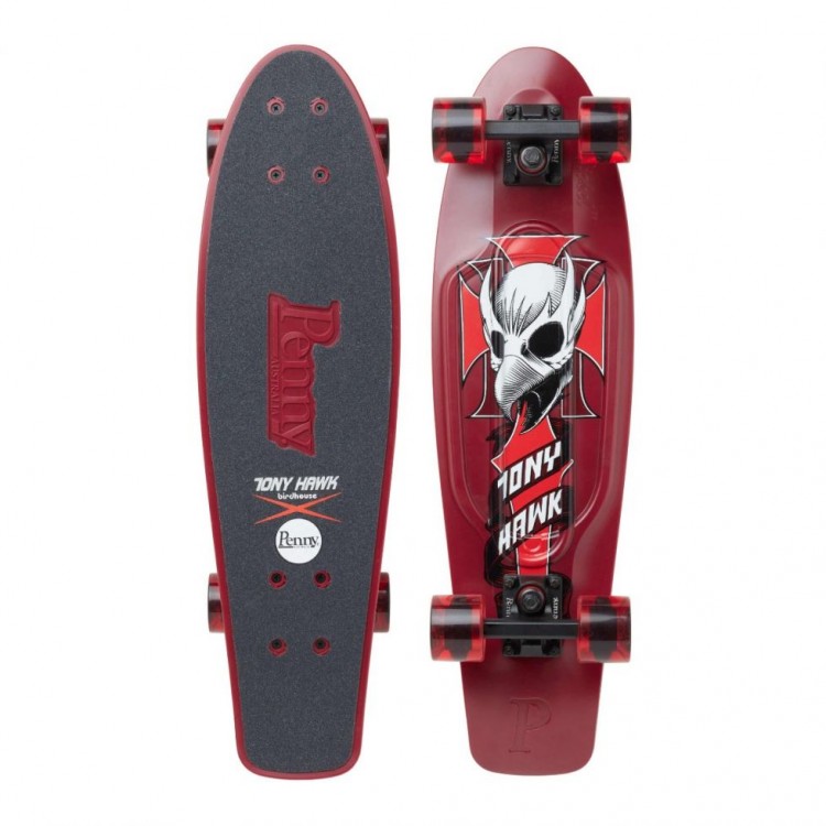 Комплект лонгборд PENNY Tony Hawk Crest Maroon 27"