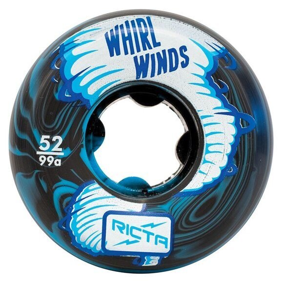 Колеса для скейтборда RICTA Whirlwinds Blue Black Swirl 52мм 99A 2020