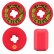 Колеса для скейтборда SANTA CRUZ Slime Balls Slime Time Speed Balls Assorted 99a 55  мм 2020