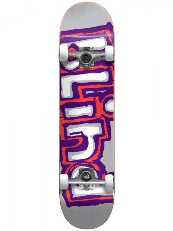 Скейтборд в сборе BLIND Matte Og Fp Complete Grey/Purple/Red 7.875 дюймов 2020