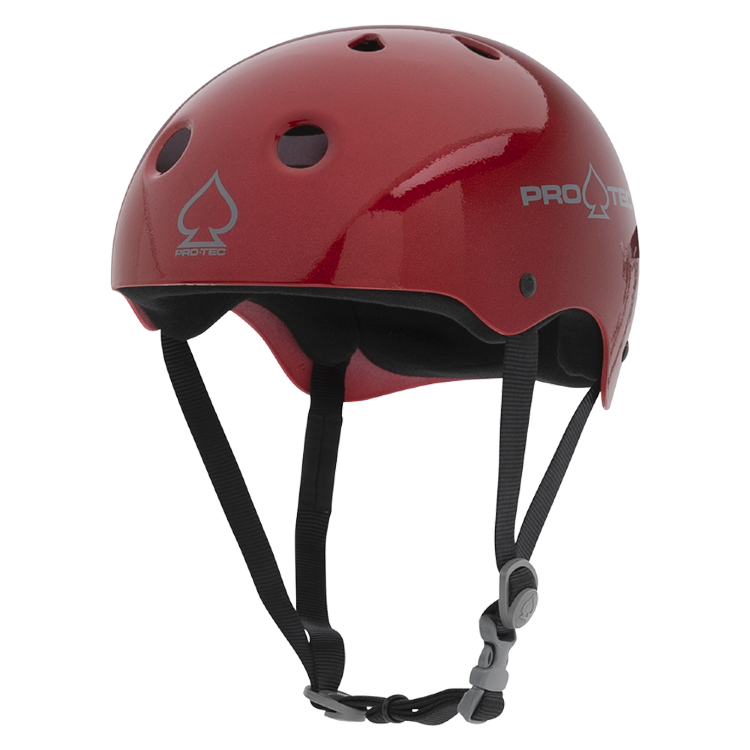 Шлем для скейтборда PRO TEC Classic Skate Red Metal Flake