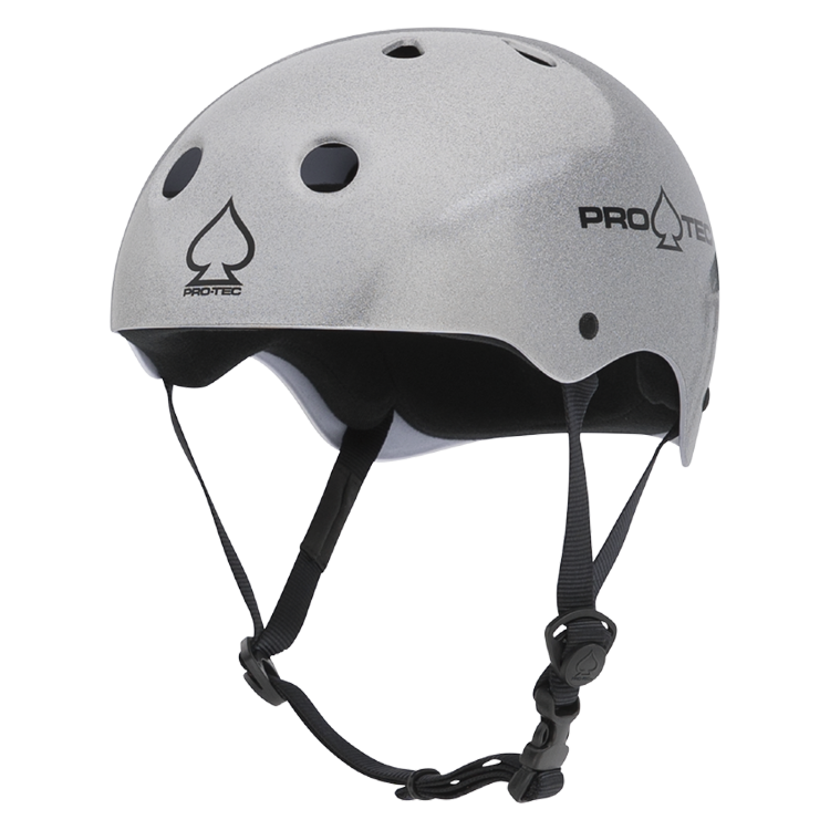 Шлем для скейтборда PRO TEC Classic Skate Silver Flake