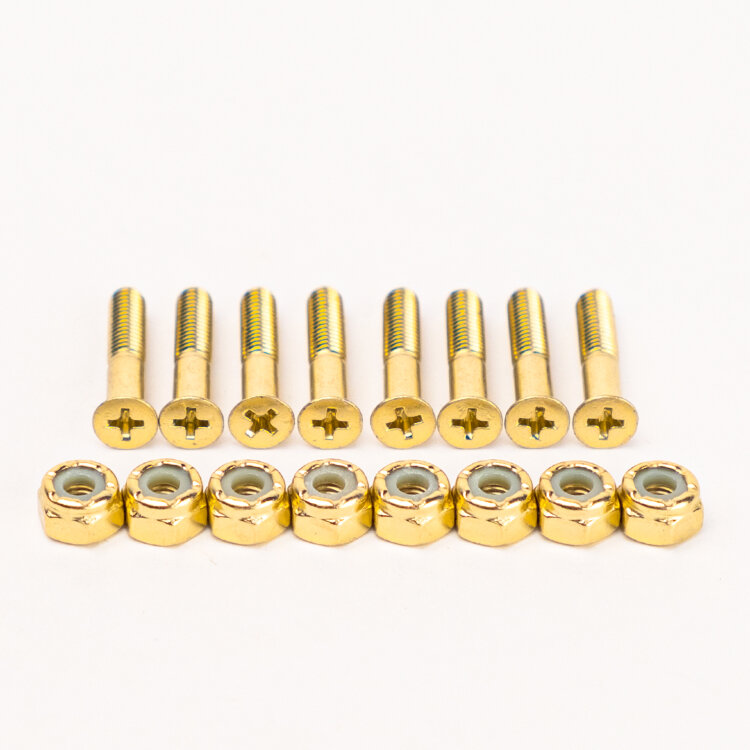 Винты BRO STYLE Bro Bolts Gold 1 дюйм 2021