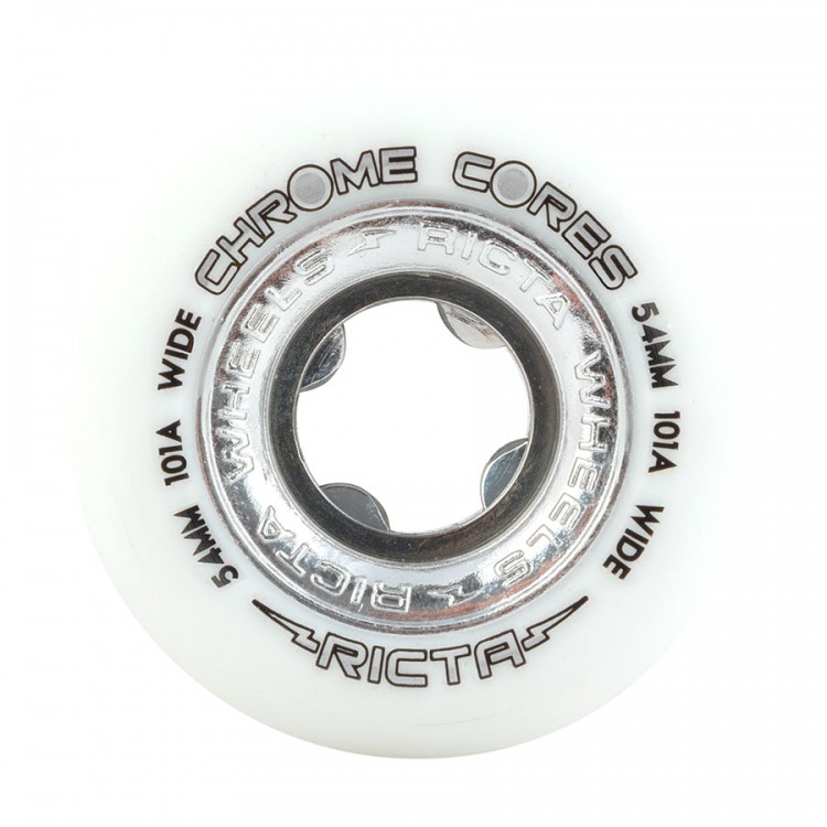 Колеса для скейтборда RICTA Chrome Core Silver Wide Assorted 101A 54мм 2020