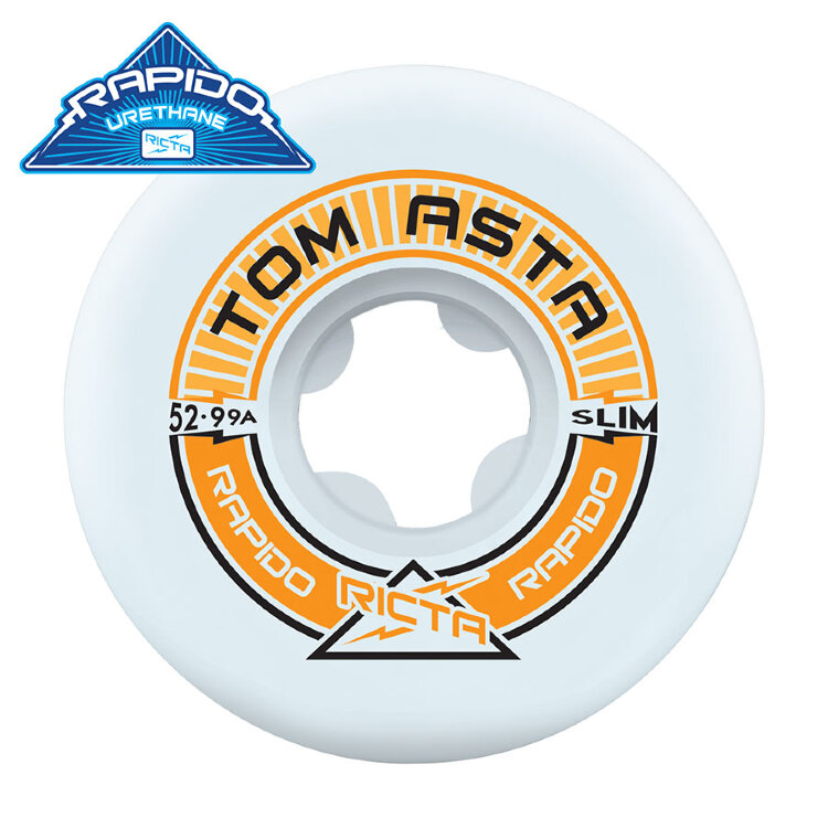 Колеса для скейтборда RICTA Tom Asta Pro Rapido Slim Assorted 99a 52  мм 2020