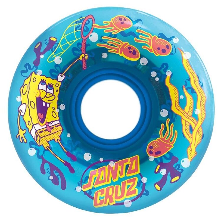 Колеса для скейтборда SANTA CRUZ Spongebob Jellyfishing Assorted 60  мм 78a 2020
