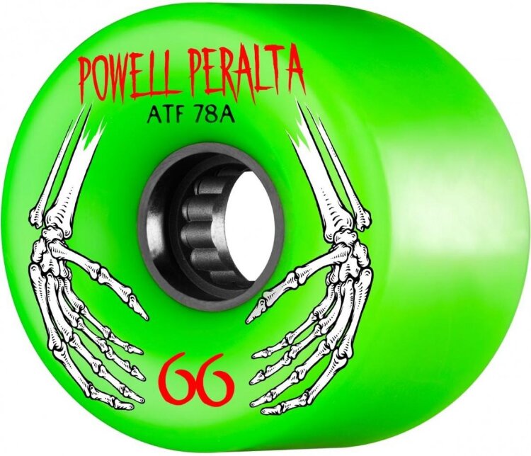 Колеса для скейтборда для cкейтборда POWELL PERALTA All Terrain Green 66  мм 2020